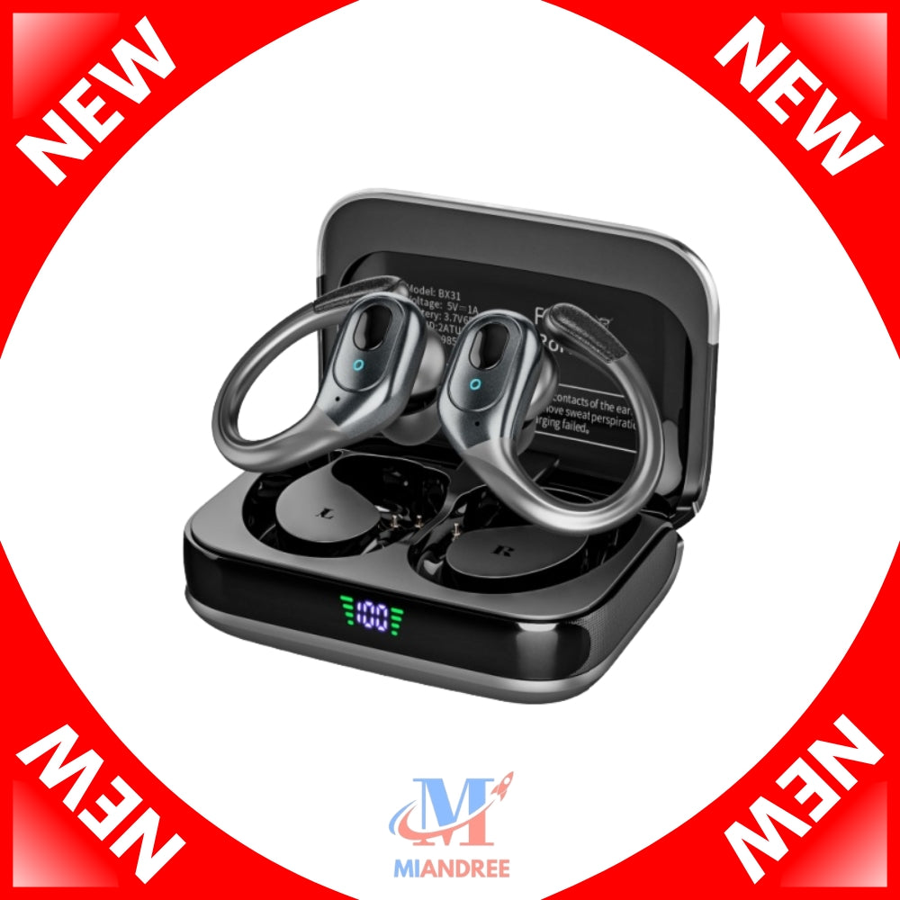 Căști Sport BX31 MIANDREE® - Bluetooth 5.3, 75h, IPX7