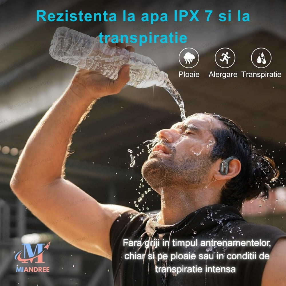 Căști Sport BX31 MIANDREE® - Bluetooth 5.3, 75h, IPX7